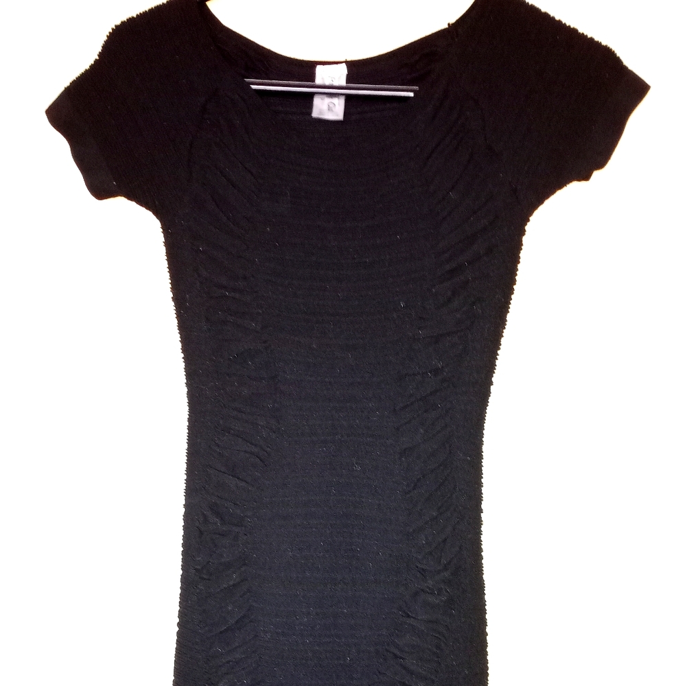 Ruched cutout back Bodycon dress